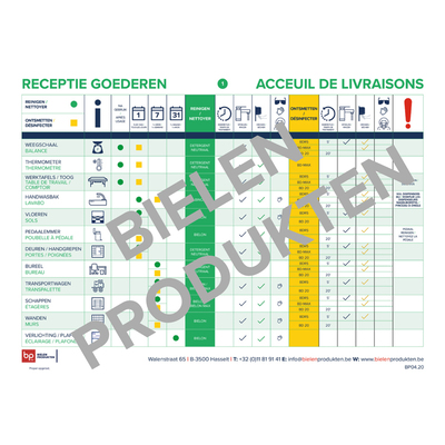 Plan d'hygiène Acceuil