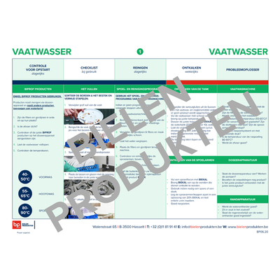 Hygiëneplan Vaatwasser 1-1 - FRANS