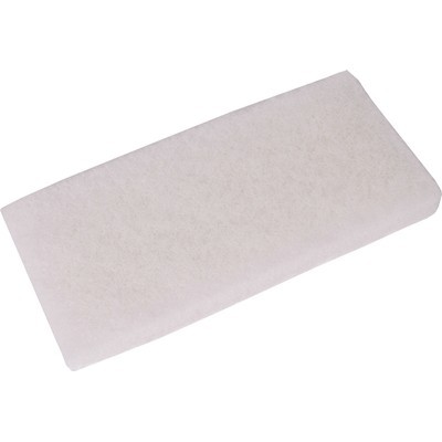 Doodlebug scouring pad - 25 x 10 x 2.5 cm - WHITE