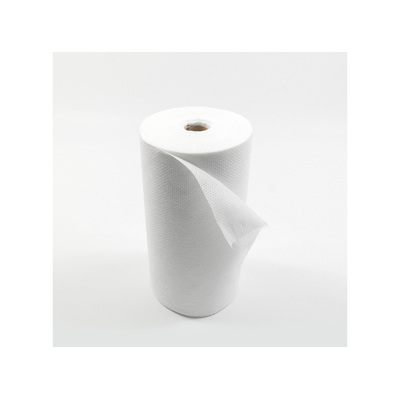 Chiffons d'essuyage en viscose blanches 50gr 60x22cm 50chiffons/roul.6pcs