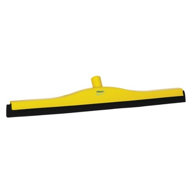 Vikan floor squeegee - 600 mm - black rubber - YELLOW