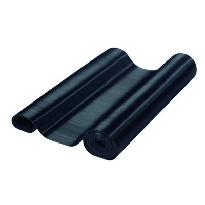 Geribde rubbermat 6 mm - 1, 2 m breed, rol 10 m