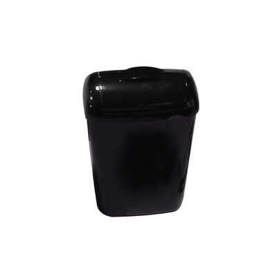 Sanitary bin black 8l