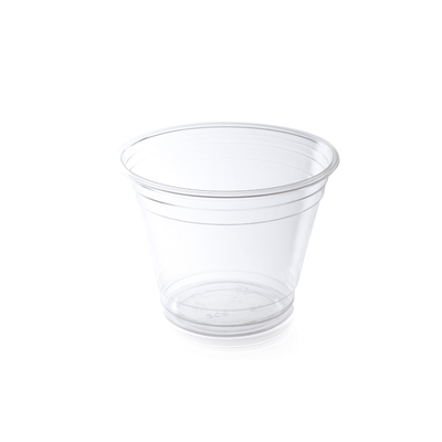 Round Pet Transparent Juice Cu