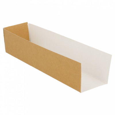 Snack Tray Kraft Open Carton 182x47x40mm 1200pcs