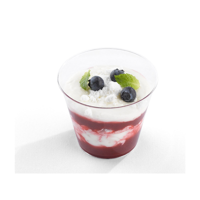 Pot ronde pour dessert pet 89x72mm 20x25pcs