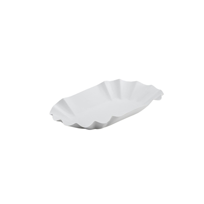 Snackschaal Ovaal Karton 140x220x37mm 1000st - Inclusief FOST PLUS bijdrage