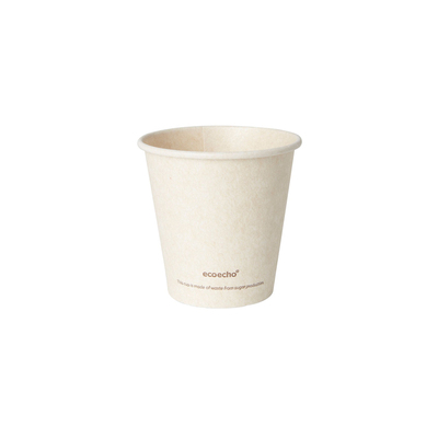 Disposable Coffee Cups, Cane Sugar - 240 ml - 16 x 50 pieces - NATUREL