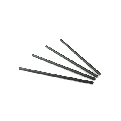 Black Paper Straight Straw