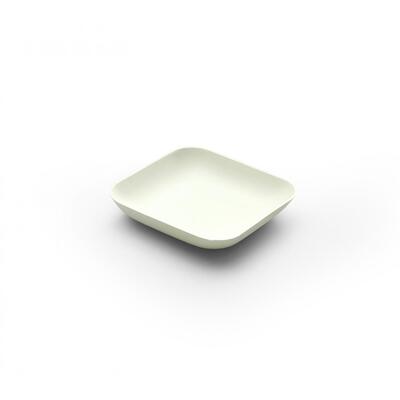 Square bagasse plate