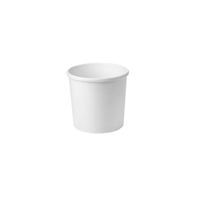 Soup/Sauce Container White Cardboard 480cc Ø99x99mm 500pcs