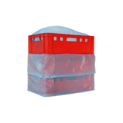 Blue Transparent Hdpe Crate Ba