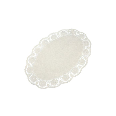 Kantje Ovaal Wit 22x15cm 250st