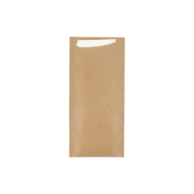 Bestekzakje Kraft+ Airlaid Ser