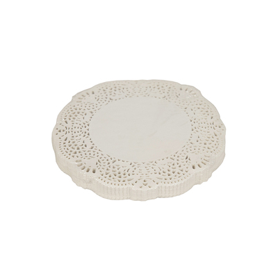 Kantje Rond Wit 17cm 8x250st