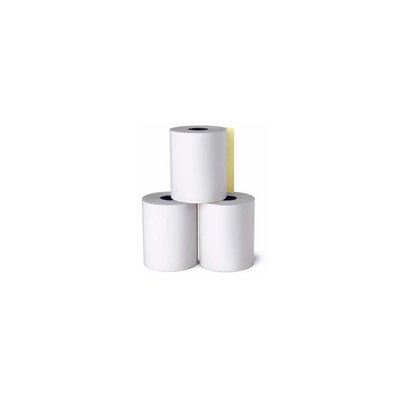 Kassarollen Duplo Geel/Wit 25m 76mm X (D) 70mm X Kern 12 Mm 50st