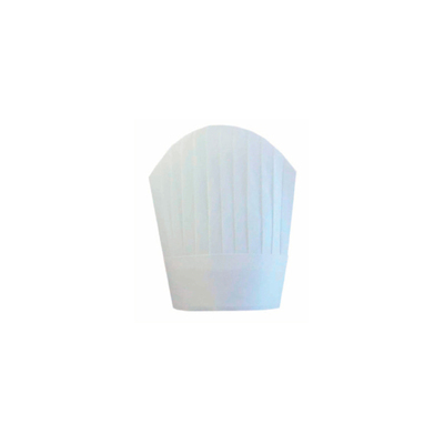 Koksmuts Wit Airlaid Ronde Bovenkant 26cm 10st