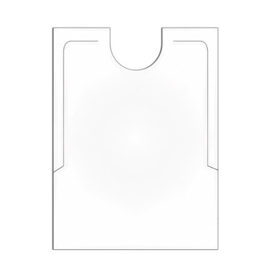 Bib white CPE 38x48 500pcs