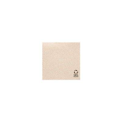 Servetten 20x20CM NATUR 2400ST