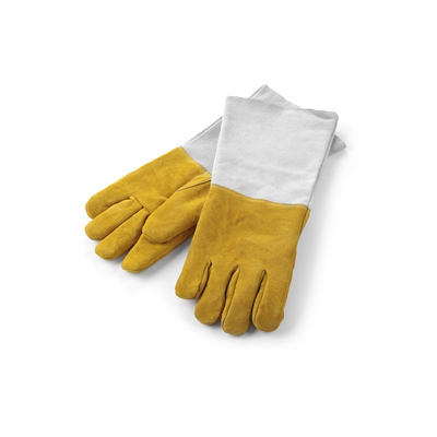Moufles anti-chaleur cuir 46cm 2pcs