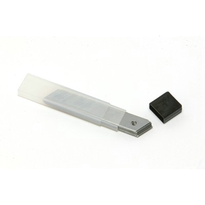 Set of 10 replacement blades for snap-off blade utility knife/cutter