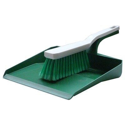 Hand brush + Boma dustpan - GREEN