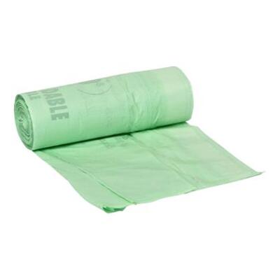 Bio bag with carrying loops - 42 x 52 cm - 15µ - 10 l - roll 30 pieces