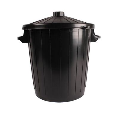 Vuilnisbak plastic+deksel 50L