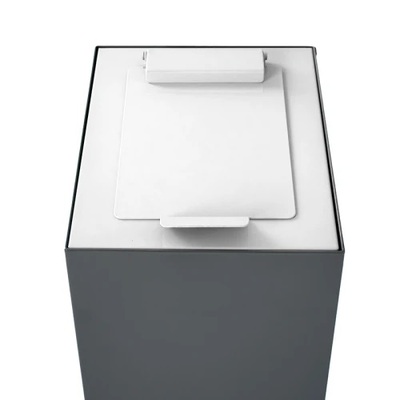 Gesloten deksel voor Bomabin Select Modus - 60 l - WIT