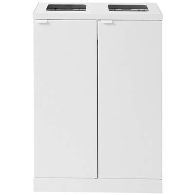 Bomabin Select Bica - 2 x 65 l - WHITE - open/open