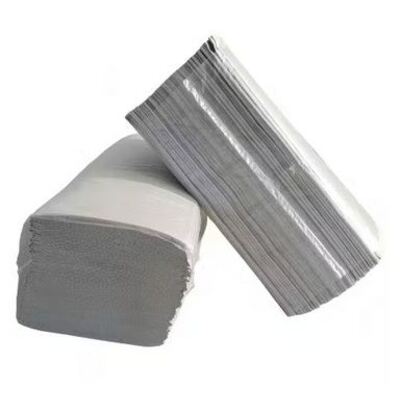 Singlefold handdoekjes - recycled tissue - 2 laags - 22 x 22.5 cm - NATUREL - 5000 stuks (20 x 250)