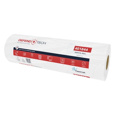 Onderzoekstafelrol - zuiver tissue - 2 laags - 50 m x 40 cm - 143 vel - WIT - 9 rollen