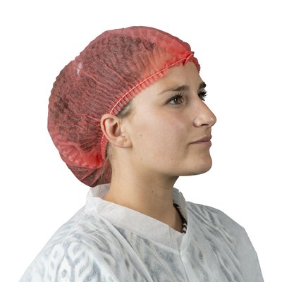Hair net - RED - pack of 100