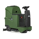 Ride-on scrubber dryers, working width < 70 cm