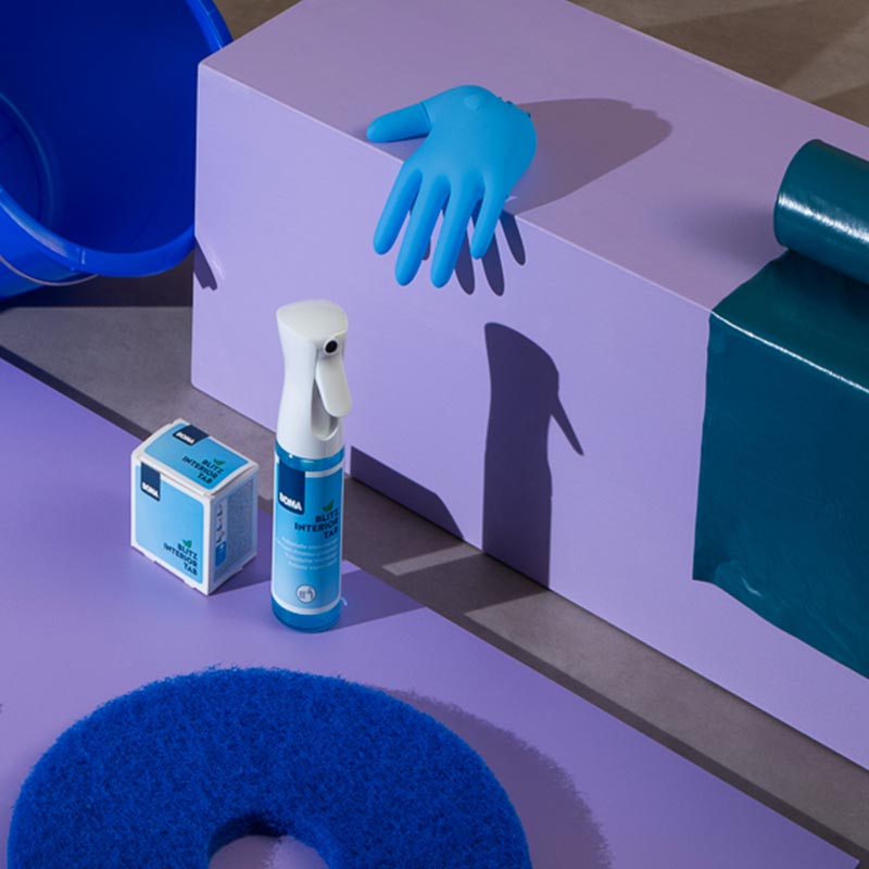 Produits BOMA, du chiffon en microfibre au sac poubelle en passant par le nettoyant universel.