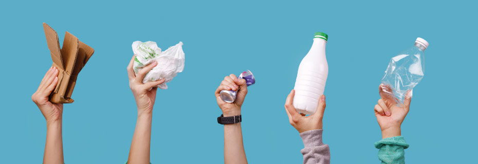Keep things tidy with a central waste island