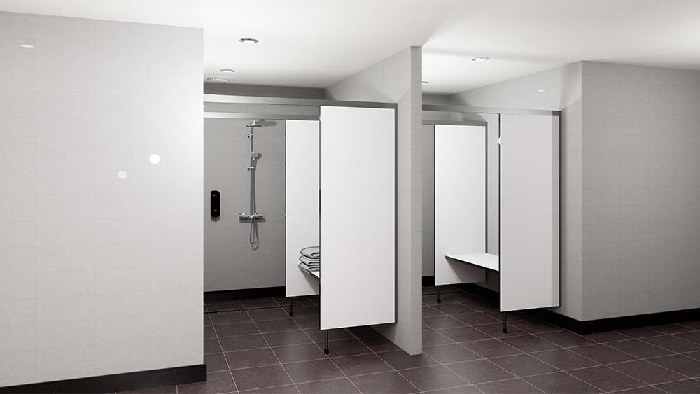 Clean the showers