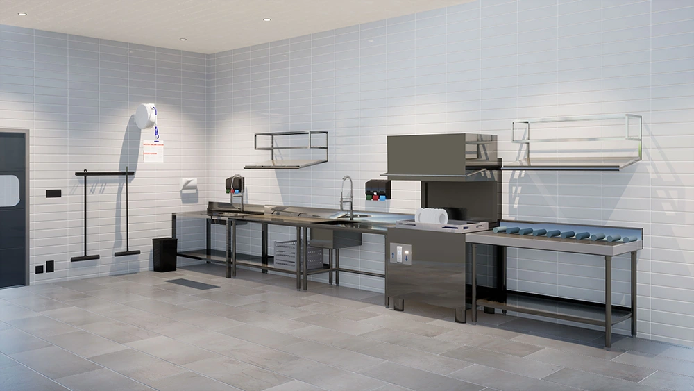 Everything you need for a hygienic commercial kitchen
