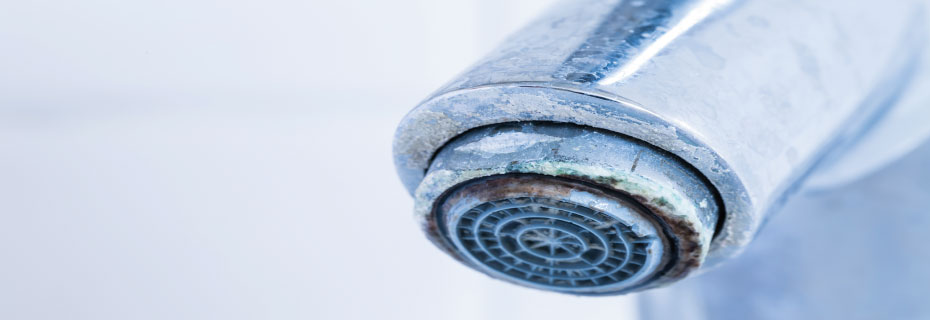 Verwijder en voorkom kalk in de badkamer