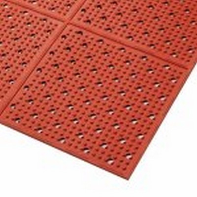 191900: Antislip mat natuurrubber-nitril - 91 x 122 cm - ROOD