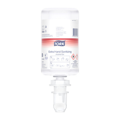 774954: Tork Extra Hand Sanitizing Alcohol Gel - 1 l - 424205 - S4