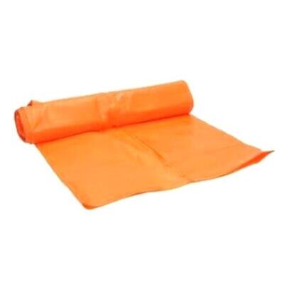 620346: HD zak - 58 x 100 cm - T23 - 75 l - ORANJE - rol 20 stuks