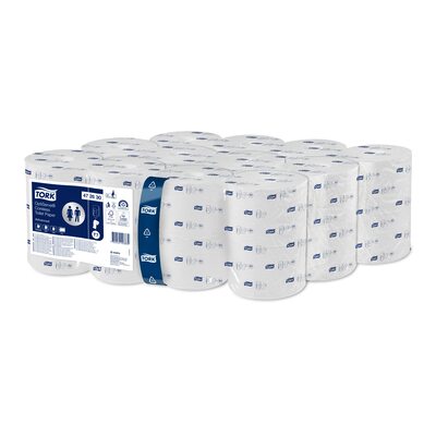 778006: Tork Advanced Mid-Size hulsloos toiletpapier - 2 laags - 94,3 m x 9,3 cm - 24 rollen - 820 vel - WIT - 472630