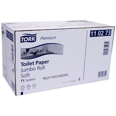 779327: Tork Premium Toilet Paper Jumbo Roll Soft 2ply 360mx10cm 6pcs - 110273